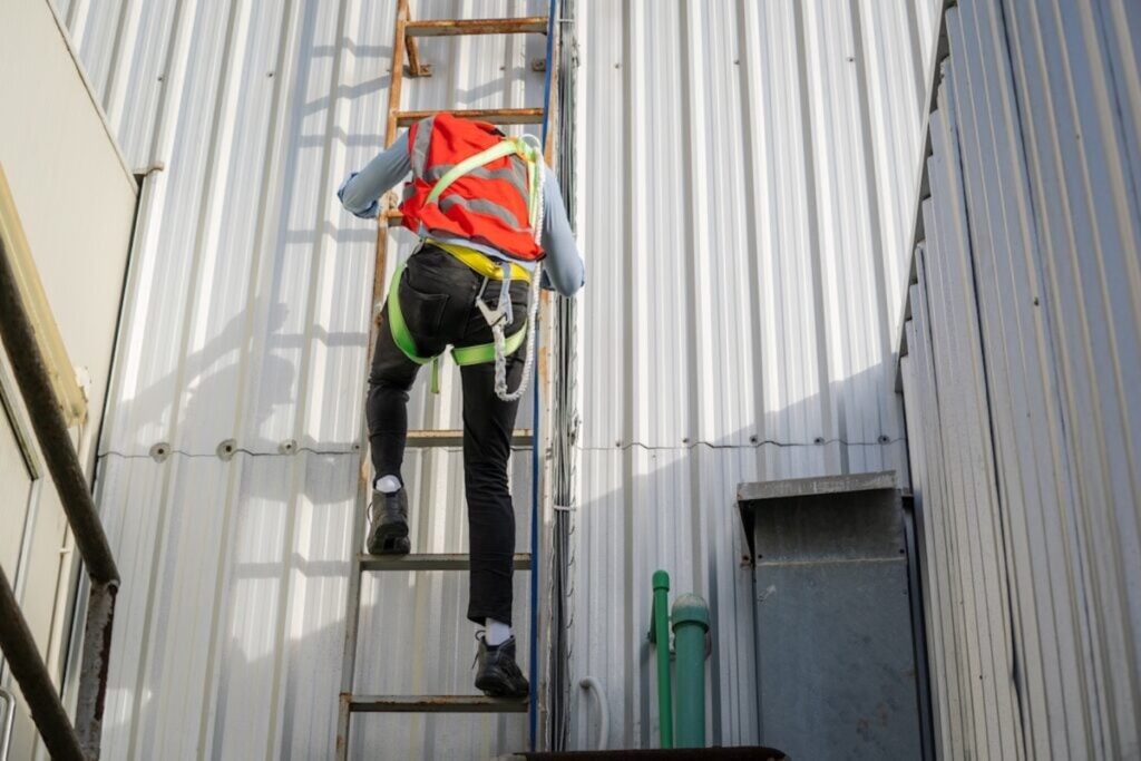 up ladder commercial inspection