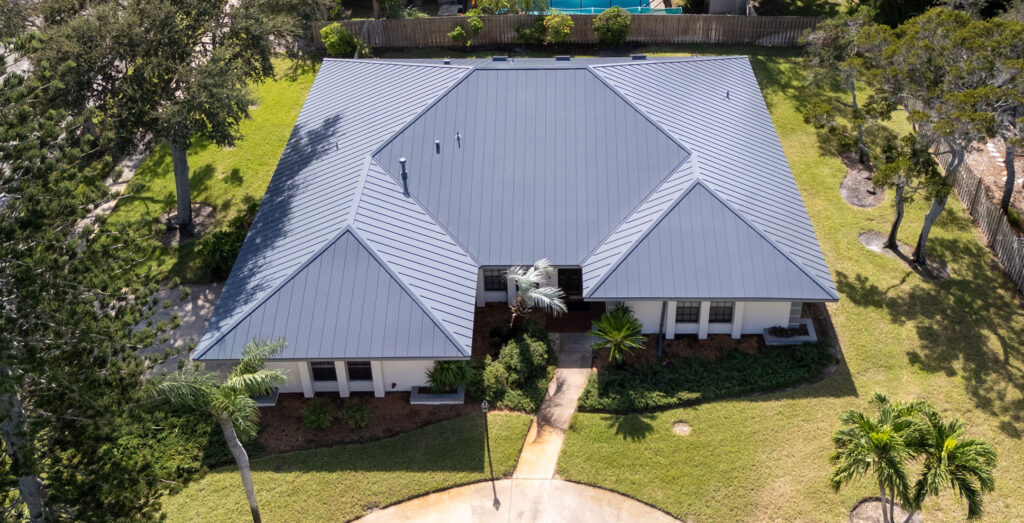 Florida house metal roof