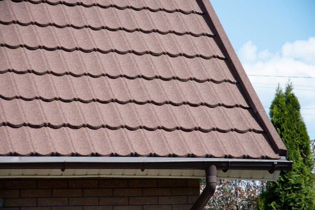composite roof shingles sustainable roofing light brown