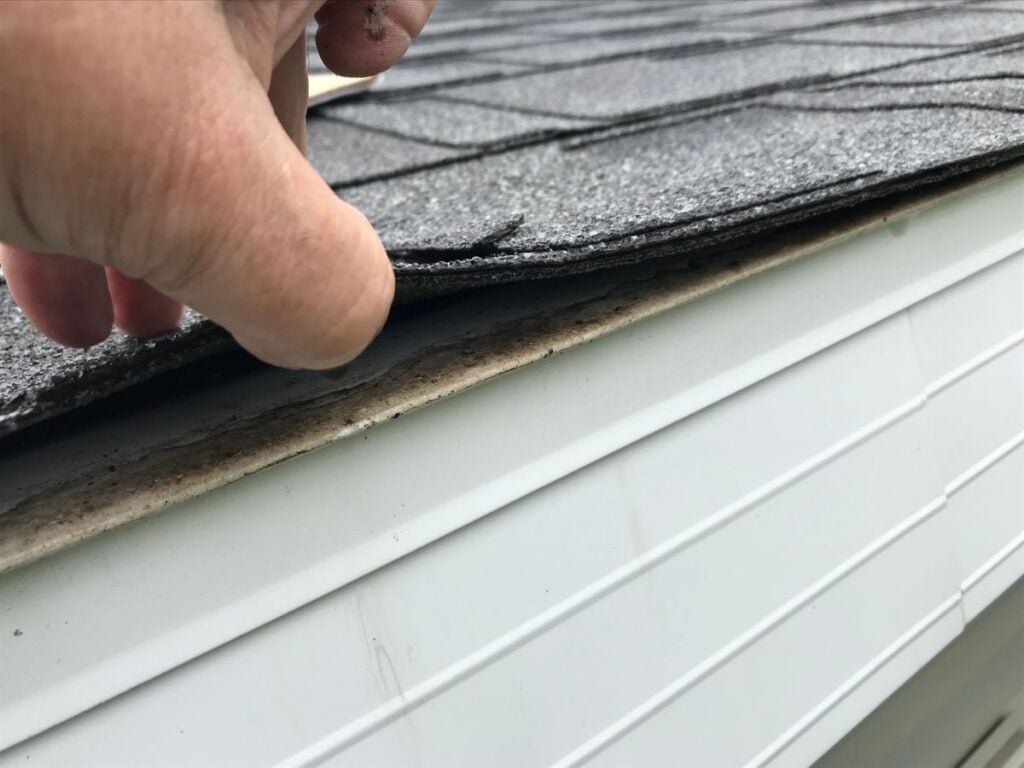 how long does a roof inspection hand lifting shingles to see damage
