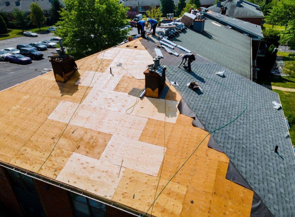 how to finance a new roof shingles replacement project