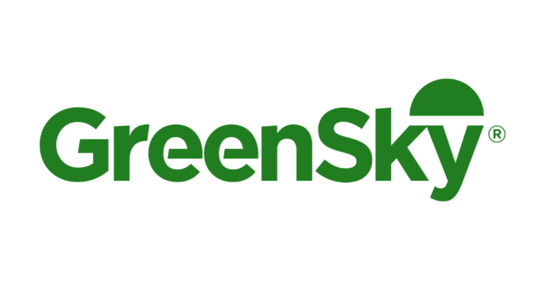 GreenSky logo, a trusted financing platform for home improvement projects, emphasizing flexible loan options and quick application processes for roofing solutions.