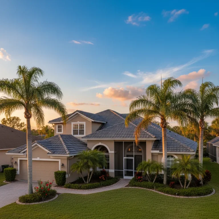 Florida homeowner reviewing new roof costs